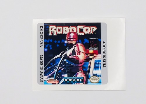 Gameboy robocop ersatz label - -,