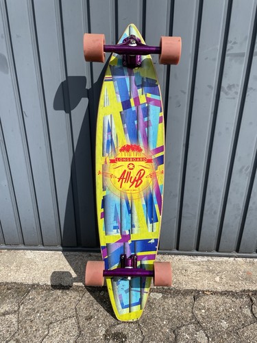 Allyb longboard lila trucks - longboard,,