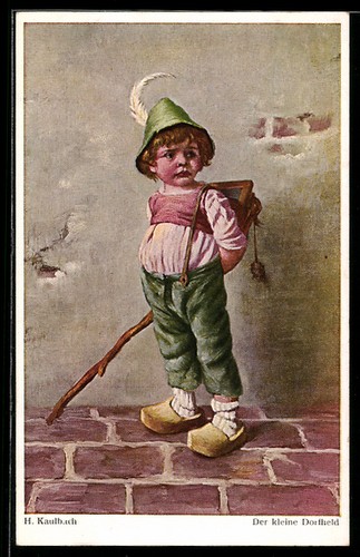 Künstler hermann kaulbach - künstler-ak,