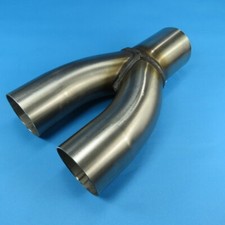 Edelstahl Auspuff Y-Stück Ø