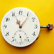 gutes SEPARATES  UHRWERK aus einer "Savonnette" Taschenuhr, ca. 20 ''', ca. 1915