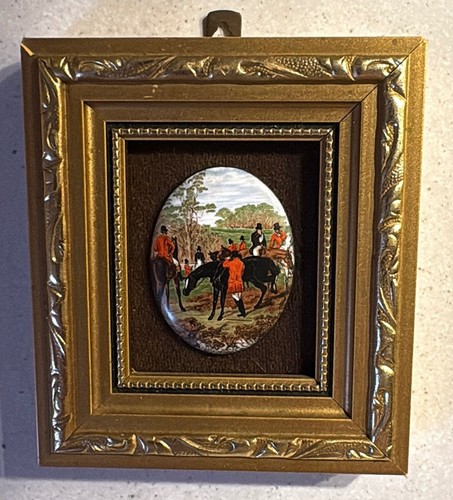 Vintage emaille wandbild kunst - emaille,