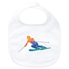 Baby Lätzchen Ski fahren