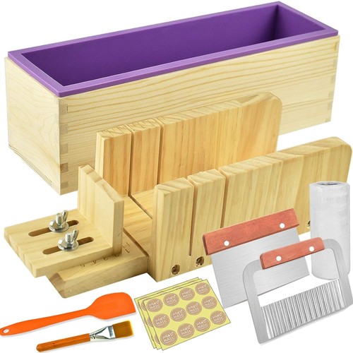 Seifenform set holz - seifenform, silikon