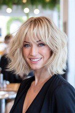Ombre goldblond gewellte - ombre,