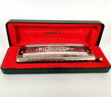 Hohner Super Chromonica 270/48 Mundharmonika C-Dur – Silber, Metall/Holz, 16cm