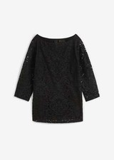 Shirt mit Spitze 3/4 Arm Gr