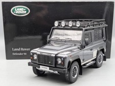Modellautos 1:18 Kyosho Land Rover Defender 90 Grau mit OVP