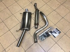 VW Golf 1 Cabrio Sportauspuff Anlage Edelstahl Supersport ABE