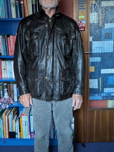 Belstaff herren lederjacke l - herren,