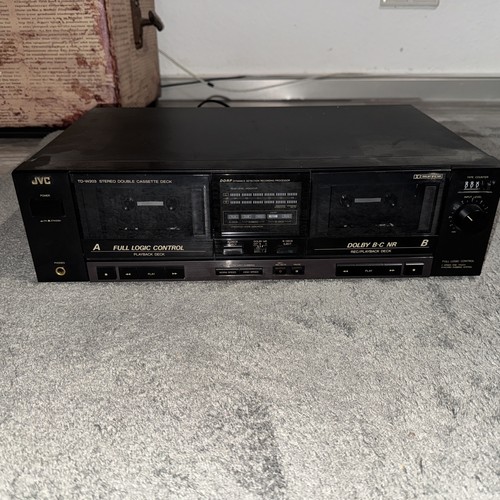 Jvc double cassette deck - double,