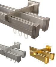 Gardinenstangen eckig