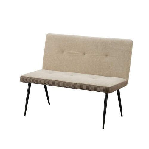 Sitzer bank taupe joschka - 2-sitzer,