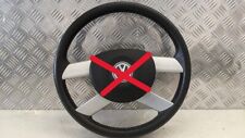 VW Polo 9N1 FUN Lederlenkrad Lenkrad Leder 4 Speichen silber 