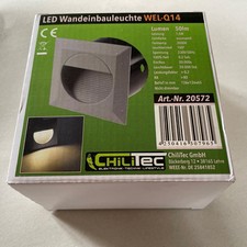 LED Wandeinbauleuchte WEL-Q14 Treppenbeleuchtung, ChiliTec 1,5 W, 50lm (5 Stück)
