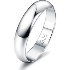 Sterling silber ring - silber, damen