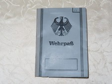Früher Bundeswehr Wehrpass