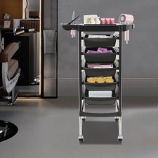 Beauty Friseurwagen Bedienungswagen Salon Friseur Arbeitswagen mit 5 Schubladen