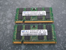 [2 Stück] Samsung Speicherriegel Notebook RAM 1GB 2Rx8 PC2-5300S-555-12-E3
