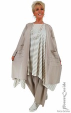 LAGENLOOK Long Shirt Überwurf