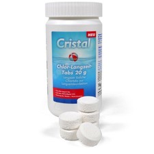 1,0 kg Chlor Langzeittabletten 20g CRISTAL - Mini Chlortabs Pool Schwimmbad