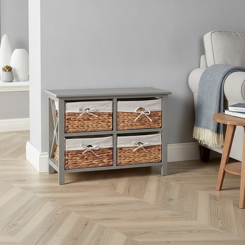 Wasserhyazinthe korb holz - wasserhyazinthe,