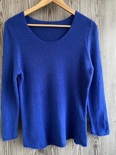 Women peter hahn - sweater, navy