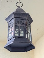 Leuchte Laterne, Material-Mix