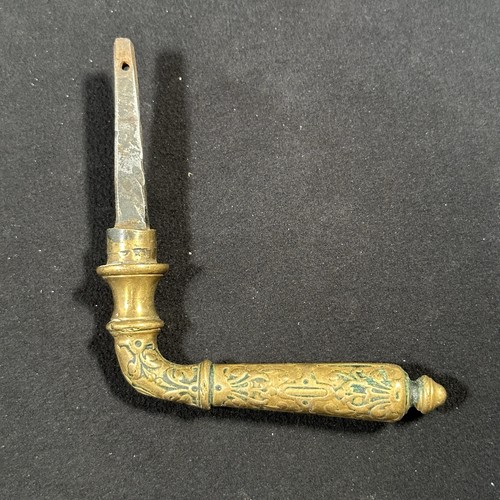 Antiker türdrücker messing - antiker,