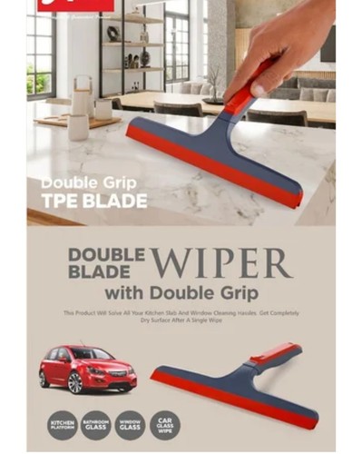 Glaswischer mit doppelklinge - glaswischer,