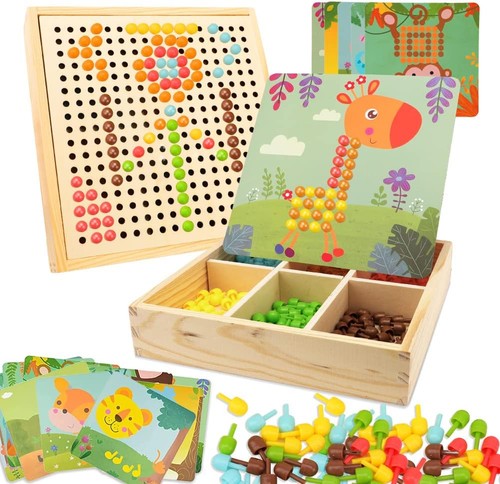 Mosaik steckspiel für kinder - steckspiel,
