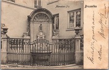 MANNEKEN PIS Brussels Postcard