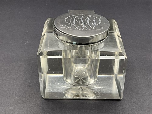 Tintenfass kristall glas - tintenfass,