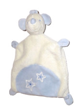 TOPOLINO Ernsting's family MAUS Mouse weiß mit Sterne Schmusetuch Schnuffeltuch