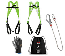 Set Baustellen Gurt + Halteseil Absturzsicherung EN361 EN354 Fallschutz