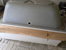 acryl badewanne 170x75 mit Wannenträger ideal Standard mit Mittelablauf 