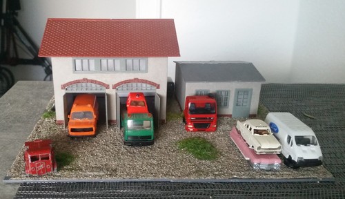 Diorama schrottplatz - diorama,