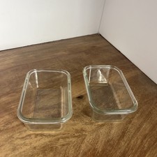 Lot Of 2 3.5”x5.5” Glas