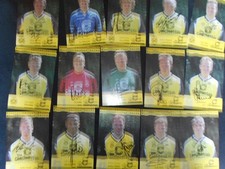 30 signierte Autogrammkarten Borussia Dortmund 1995/96
