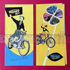 2 x Reklame Prospekt um 1955