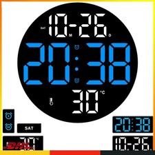 Wanduhr Digitaluhr Temperatur