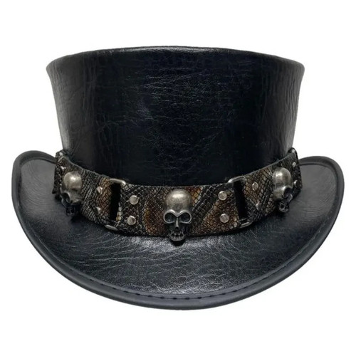 Steampunk zylinderhut leder - steampunk,