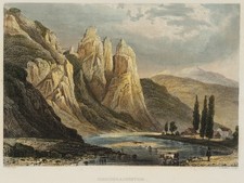 WINKLES (*1801) nach FROMMEL (*1789), Rheingrafenstein, um 1840, Sst. Romantik