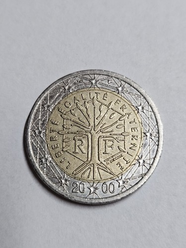 Euro münze frankreich - 2,