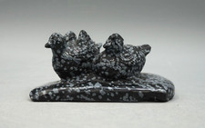 SCHNEEFLOCKENOBSIDIAN Enten