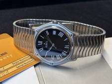 Ebel Sport Classic Wave 40mm Schwarz mit Original Papieren & Service TOP Zustand