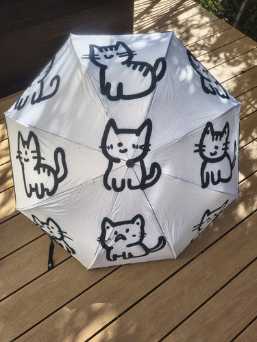 Katzen regenschirm mit - katzen,
