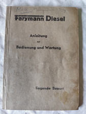 Farymann Diesel liegende Bauart Betriebsanleitung Ersatzteilliste Spareparts K70