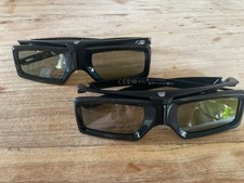 2 x Original SONY TDG-BT400A 3D Active TV 3D Brillen Home Kino Brille 2 Stück