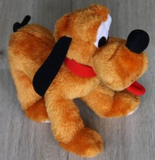 .Plüsch Kuscheltier Hund PLUTO hellbraun ca. 20 cm - Disney? - gewaschen
